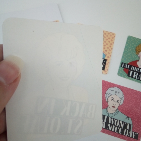 New Golden Girls Stickers 4 Sofia 1 Dorothy 1 Blanche 1 Rose - Picture 7 of 7